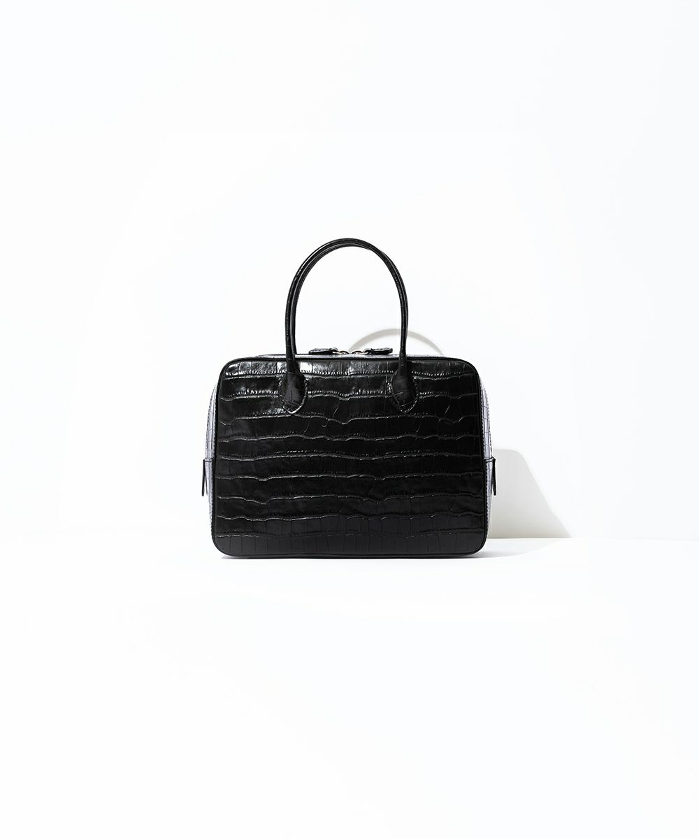 CROCO BOX-BOSTON(M) | Online Store | MAISON CANAU メゾンカナウ  